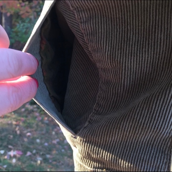 Corduroy jean jacket with copper accents rivets M - Picture 4 of 10